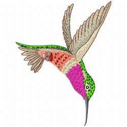 Hummingbirds Embroidery Design 1 Hummingbirds Embroidery Design 1